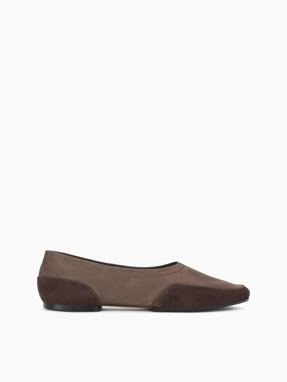 Staud ALBA SPORT BALLET FLAT ESPRESSO